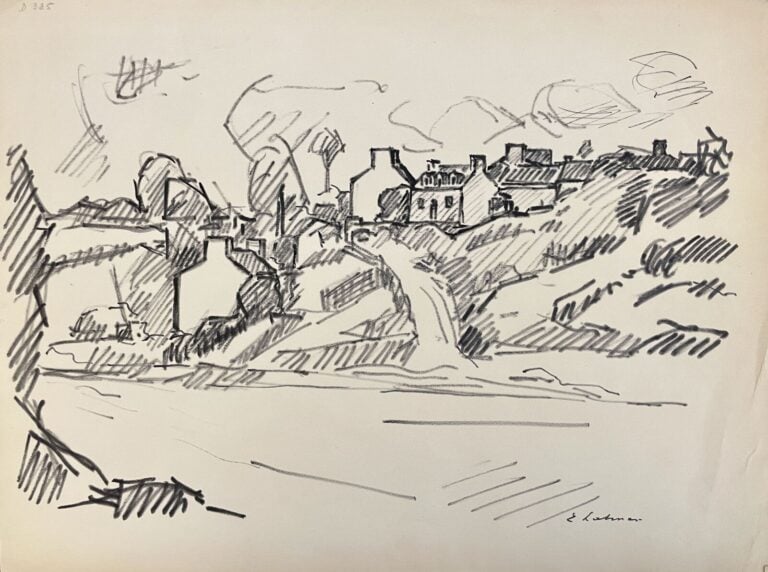 Émile LAHNER (1893-1980) - Paysage et Marines - Ensemble de treize œuvres origi…