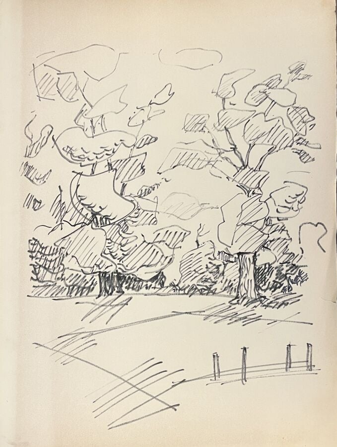 Émile LAHNER (1893-1980) - Paysage ou Marines - Ensemble de douze œuvres origin…