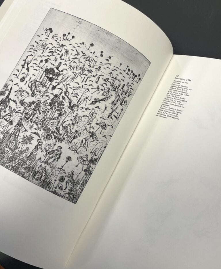 FAVIER Philippe (né en 1957) - Gravures 1981-1990,1971 - Livre imprimée sur pap…