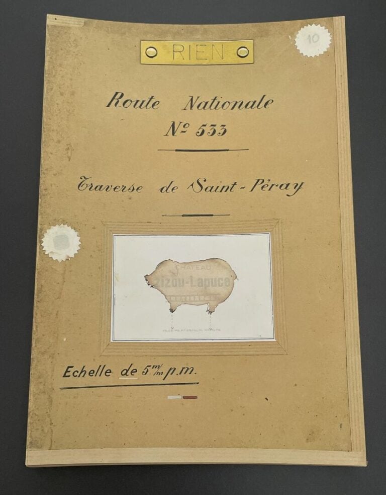 FAVIER Philippe (né en 1957) - Route nationale n°533 - Imprimerie sur papier ca…