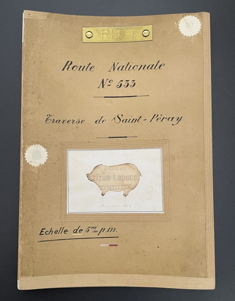 FAVIER Philippe (né en 1957) - Route nationale n°533 - Imprimerie sur papier ca…