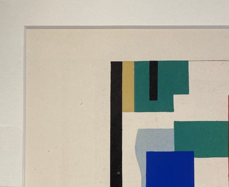 Fernand LÉGER (1881-1955) - Composition cubiste, 1928 - Pochoir en couleurs sur…
