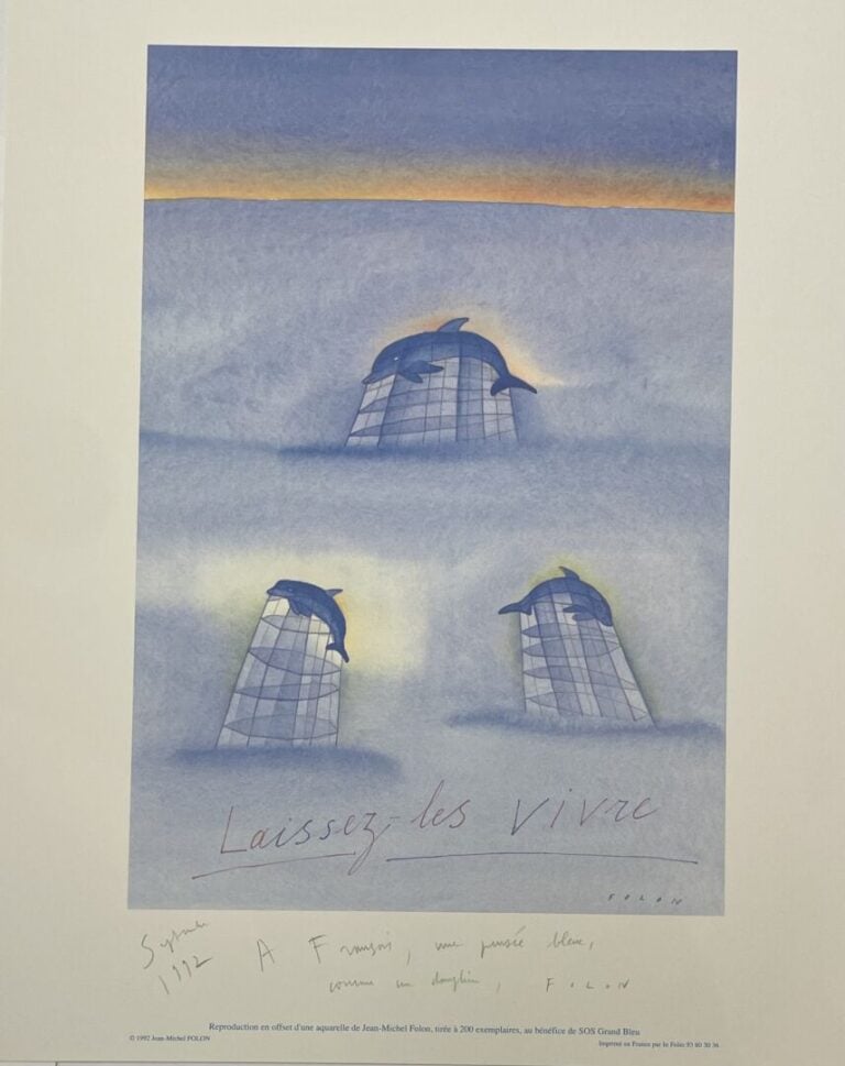 FOLON Jean-Michel (1934-2005) - Affiches et reproductions offset