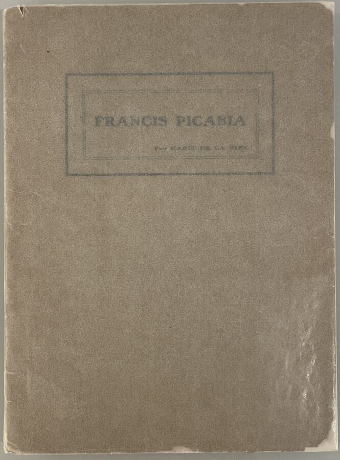 FRANCIS PICABIA - Marie de la Hire Galerie La Cible, Paris, 1920, in-4, broché,…