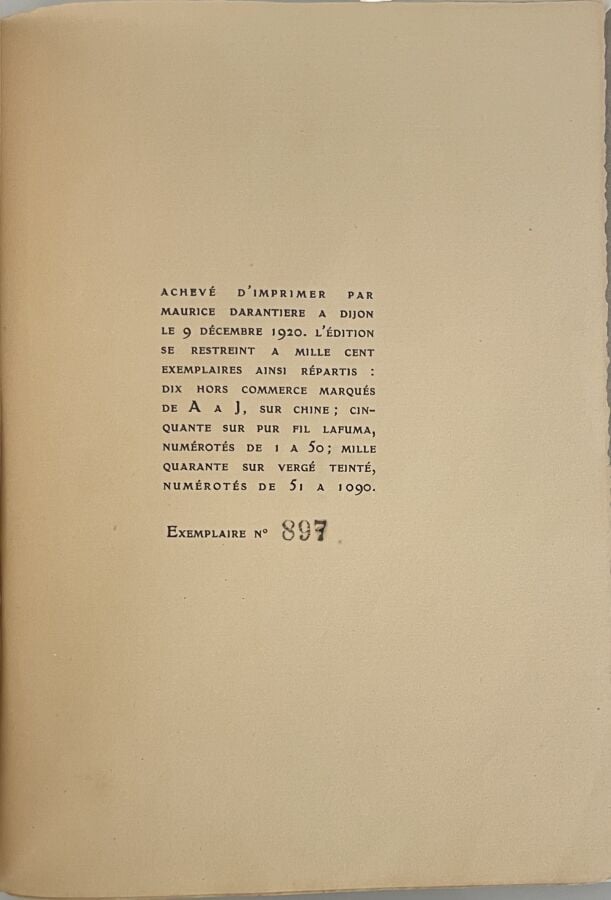 FRANCIS PICABIA - Marie de la Hire Galerie La Cible, Paris, 1920, in-4, broché,…