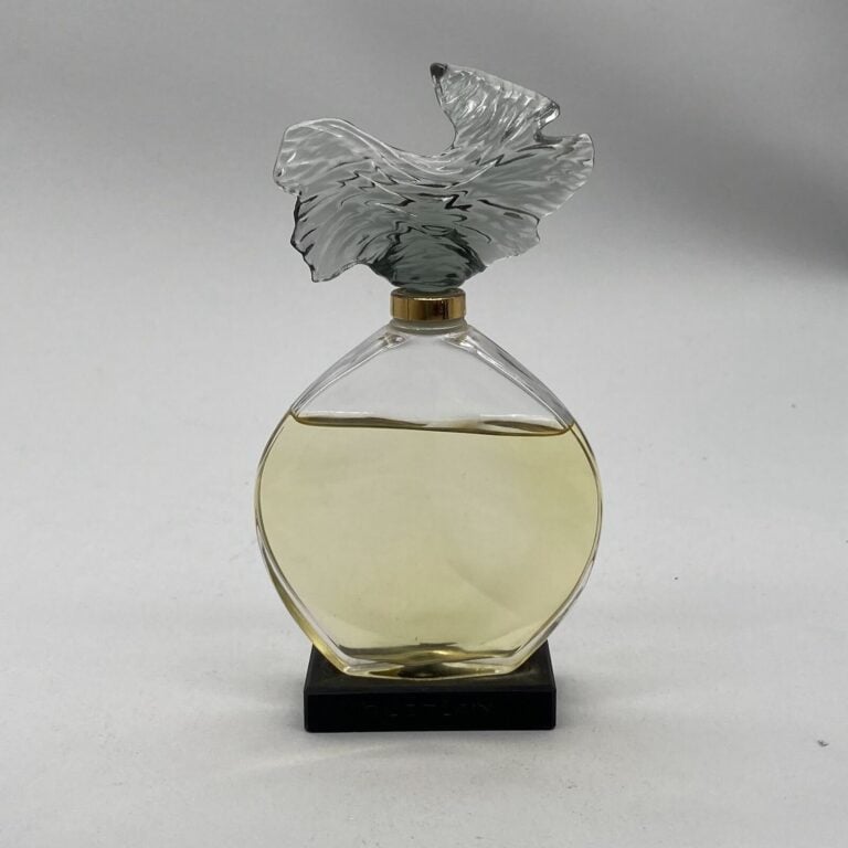 GUERLAIN "Parure", flacon luxe, avec son bouchon plast-émeri en forme de feuill…