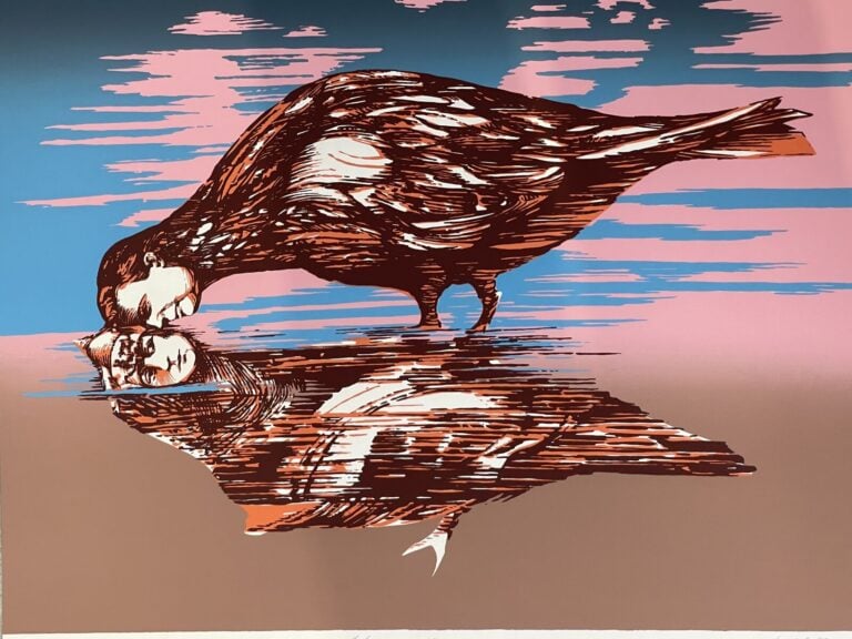 LATIL - "Oh mamie bird" - Ensemble de 5 lithographies, signées en bas à droite…