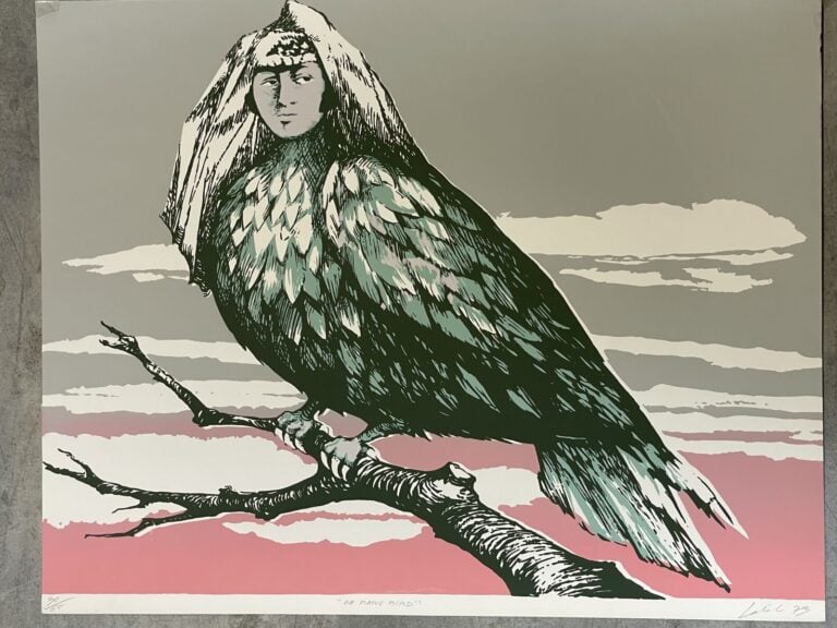LATIL - "Oh mamie bird" - Ensemble de 5 lithographies, signées en bas à droite…