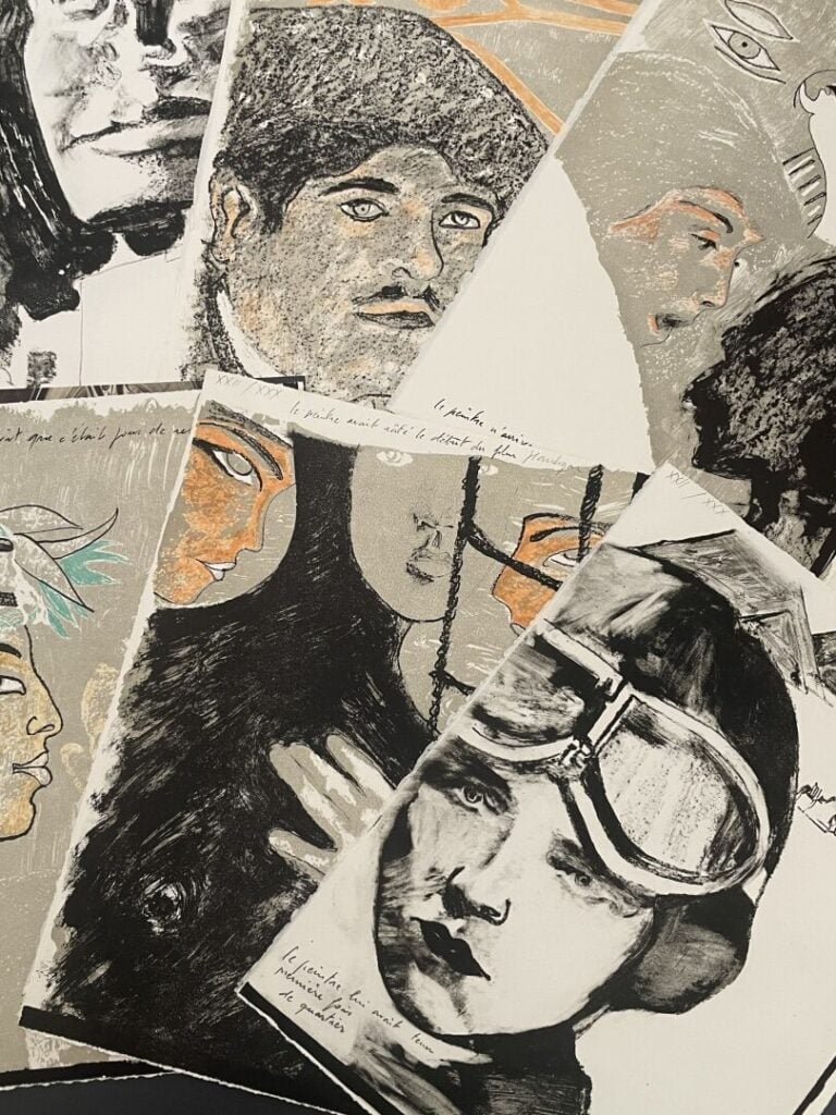 LE GAC Jean (né en 1936) - Cinéma de peintre, 1971 - Ensemble de six lithograph…