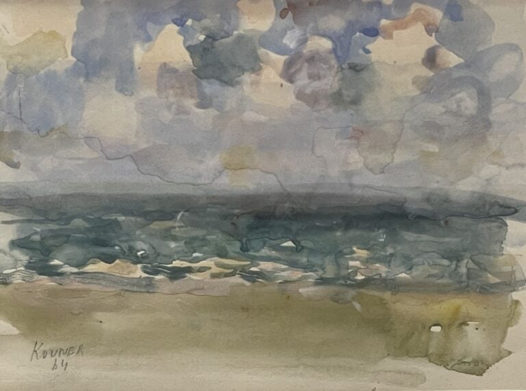 Lot comprenant : - - F DE HAVEN - Arbres en automne - Huile sur panneau, signé…