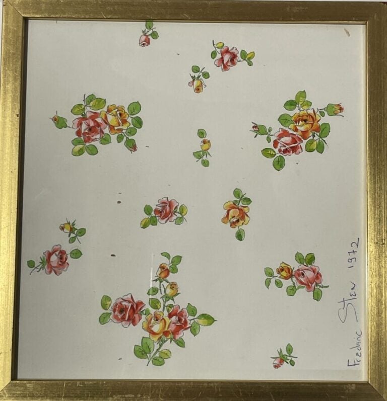 Lot de 13 pièces encadrées diverses dont : - Alec SHANKS "Miss Anna Neagle", di…