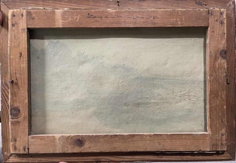 LR GUIRAND - Vue d'étang - Huile sur toile, signée en bas à droite - 27 x 41 cm…