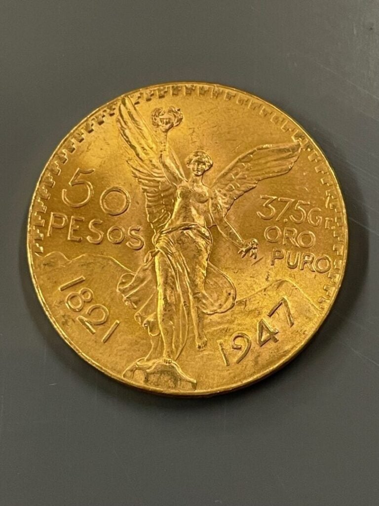 MEXIQUE - Une pièce de 50 pesos or - Poids : 41.6 g