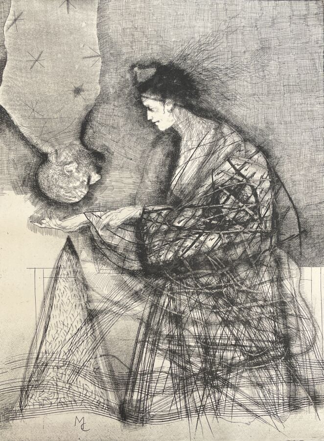 Miguel CONDÉ (1939-) - - Chronique des racines douces, 1986 - - Ensemble de dix…