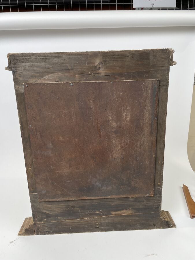 MIROIR en bois doré sculpté de style renaissance - 67 x 49 x 9.5 cm - Lot à ret…