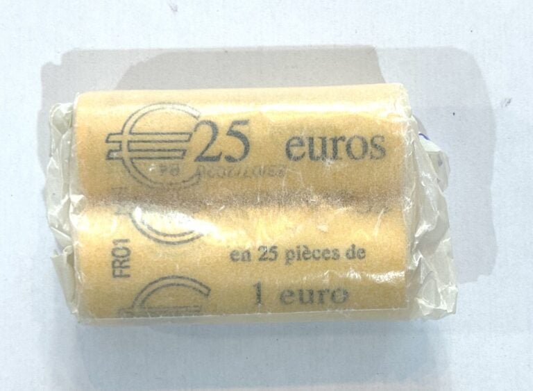 Monaco - Euros - Lot de deux Rouleaux de 1 Euros Monaco 2020 - Etat : UNC