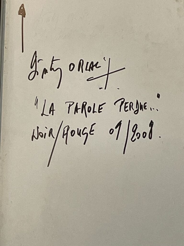 ORLAC Dimitry (né en 1956) - La parole perdue, 2009 - Dualité noir/rouge - Grav…