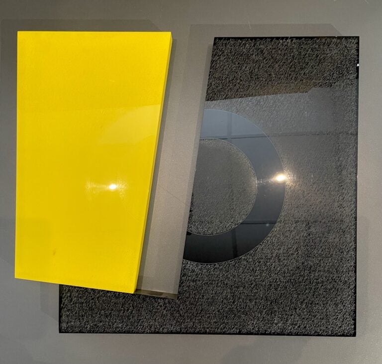 ORLAC Dimitry (Né en 1956) - La parole perdue, 2010 - Tableau éclaté jaune et n…
