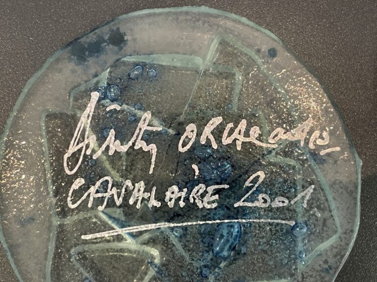 ORLAC Dimitry (né en 1956) - Sculpture en verre coloré, Cavalaire, 2001 (x4) -…