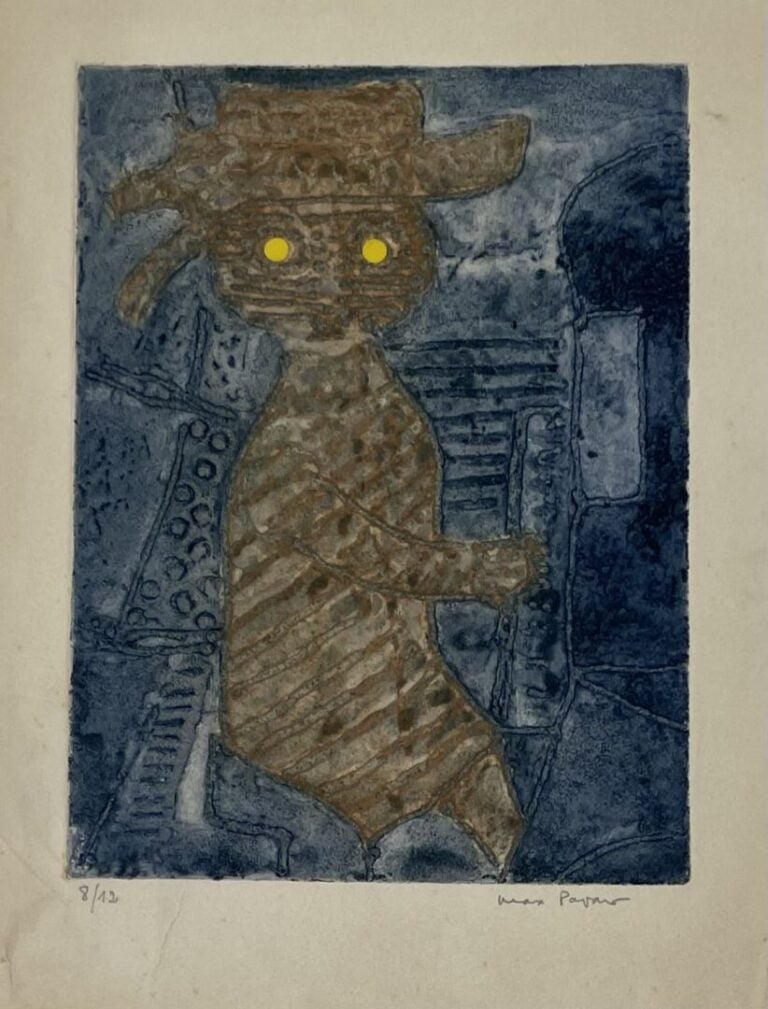 PAPART Max (1911-1994) - Sans titre, 1960 - Lithographie - Signée en bas à droi…