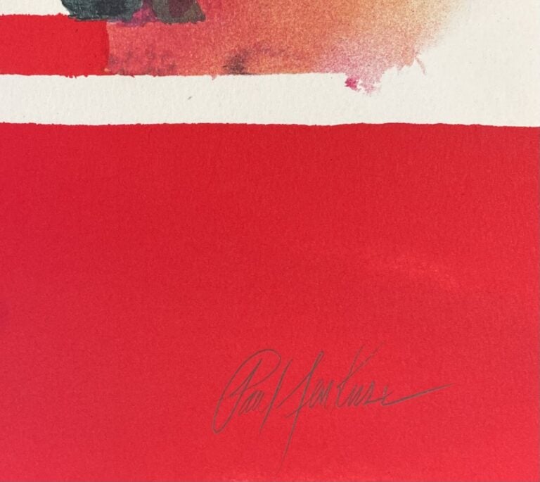 Paul JENKINS (1923-2012) - Sans titre V, 1986 - - Lithographie en couleurs, sur…