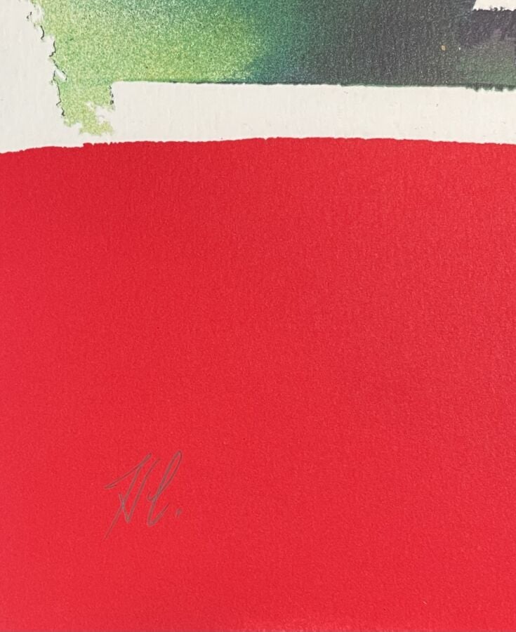 Paul JENKINS (1923-2012) - Sans titre V, 1986 - - Lithographie en couleurs, sur…