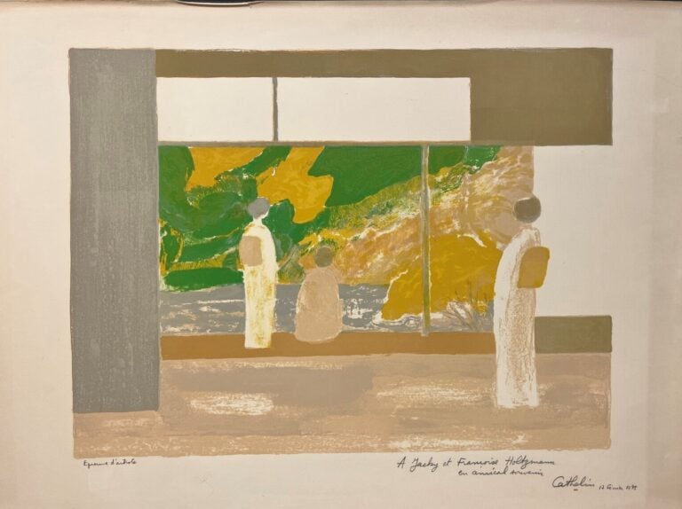 Paul JENKINS (1923-2012) - Sans titre V, 1986 - - Lithographie en couleurs, sur…