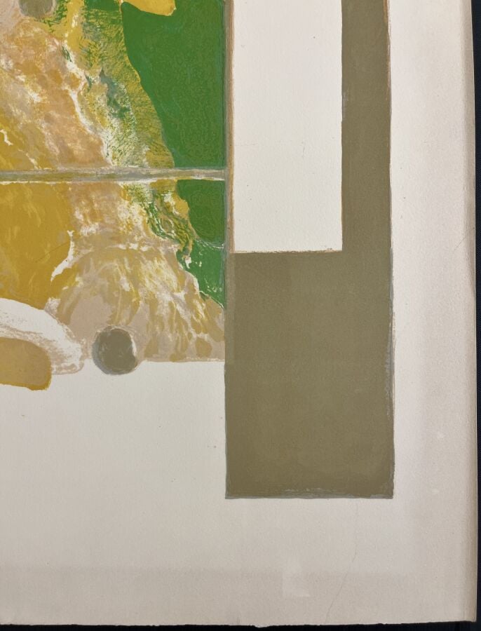 Paul JENKINS (1923-2012) - Sans titre V, 1986 - - Lithographie en couleurs, sur…