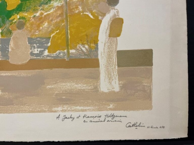 Paul JENKINS (1923-2012) - Sans titre V, 1986 - - Lithographie en couleurs, sur…