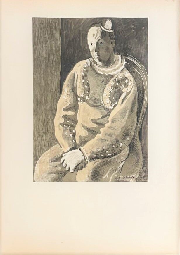Pavel TCHELITCHEV (1898-1957) D'APRÈS - Clown - - Lithographie en couleurs sur…