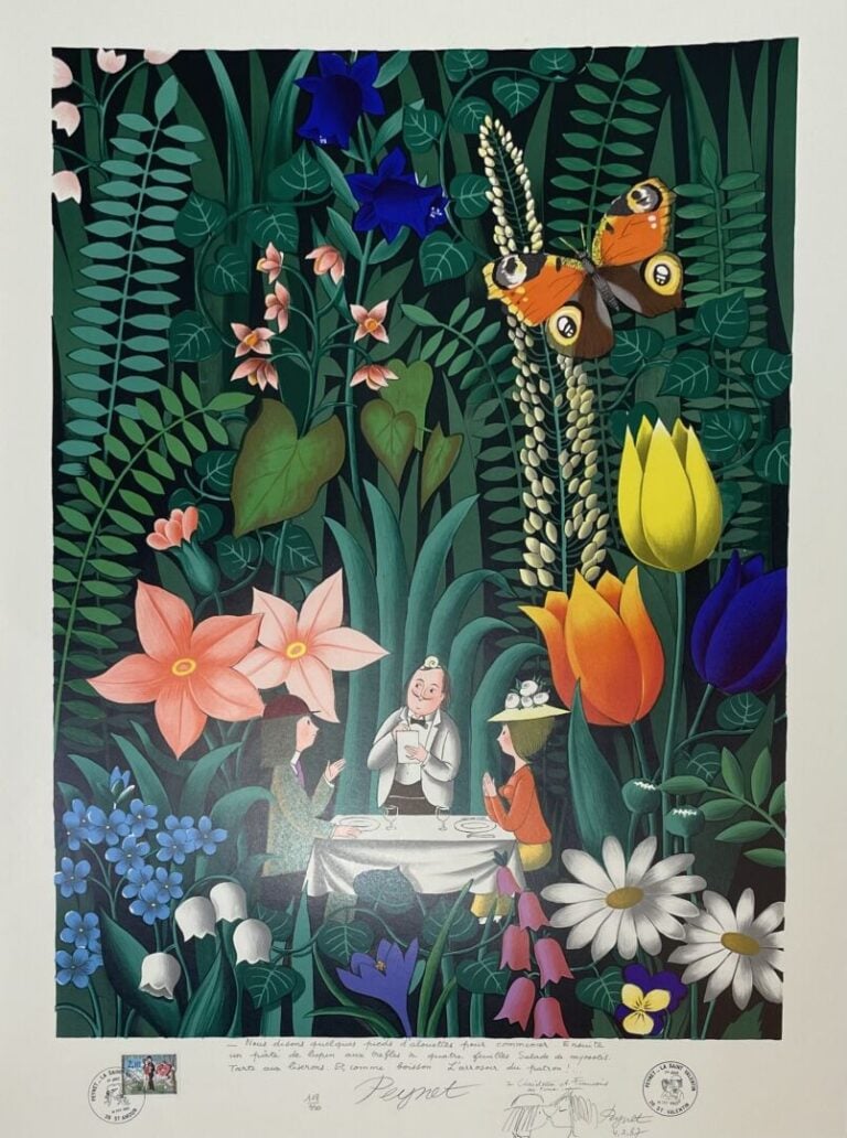 PEYNET Raymond (1908-1999) - Saint-Valentin, 1985 - Sérigraphie - Signée et num…
