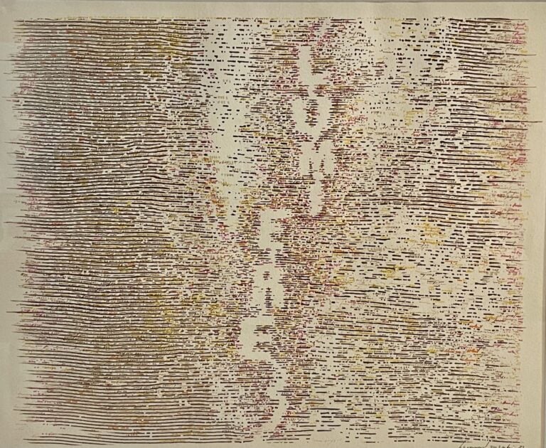QUENTIN Bernard (1923-2020) - Lumières, 1987 - Encre sur papier - A vue 56 x 69…