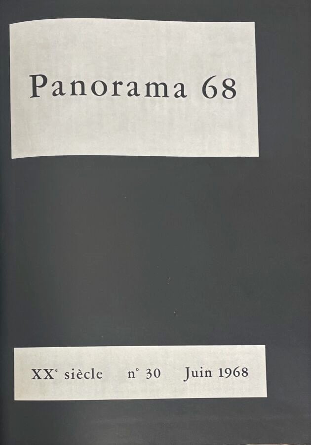 REVUE « XX SIÈCLE », fondée par Gualtieri di San Lazzaro, no 30, juin 1968, gra…
