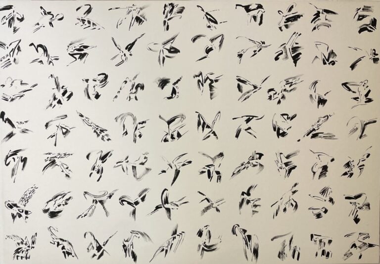 SIVALAX Souki (né en 1949) - Atypique Mouvement N°II, 1989 - Encre sur carton -…