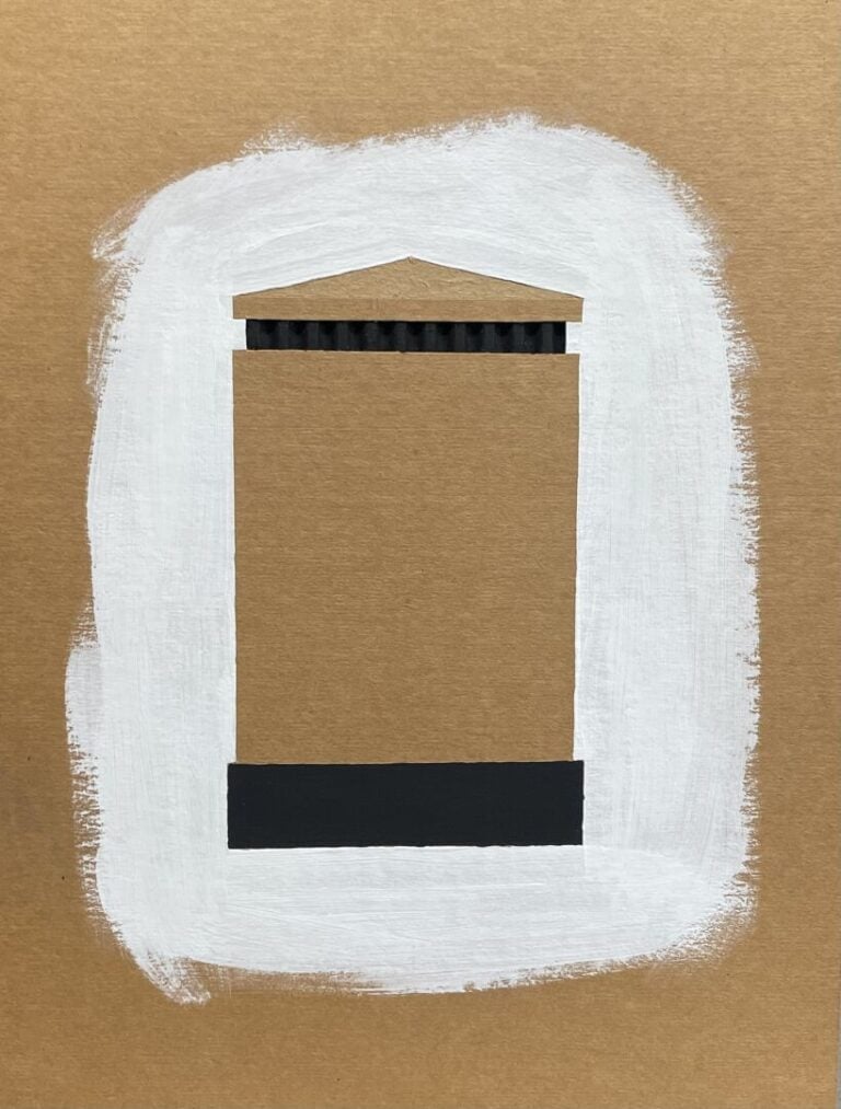 STEINER Stéphane (né en 1963) - Sans titre, 1990 - Acrylique et encre sur carto…