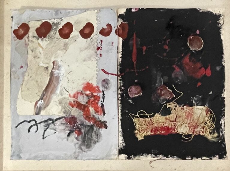 THUPINIER Gérald (né en 1960) - Sans titre - Technique mixte sur papier - 27 x…