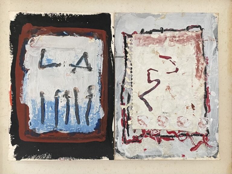 THUPINIER Gérald (né en 1960) - Sans titre - Technique mixte sur papier - 27 x…