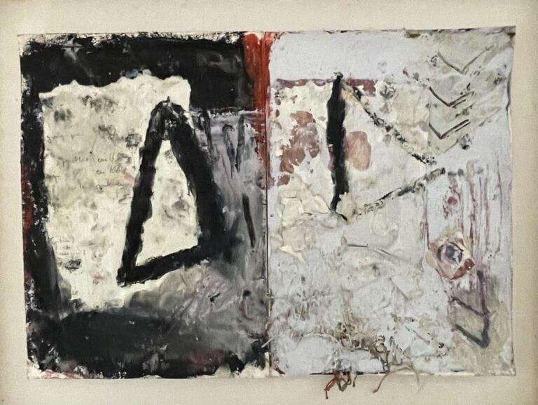 THUPINIER Gérald (né en 1960) - Sans titre - Technique mixte sur papier - 27 x…