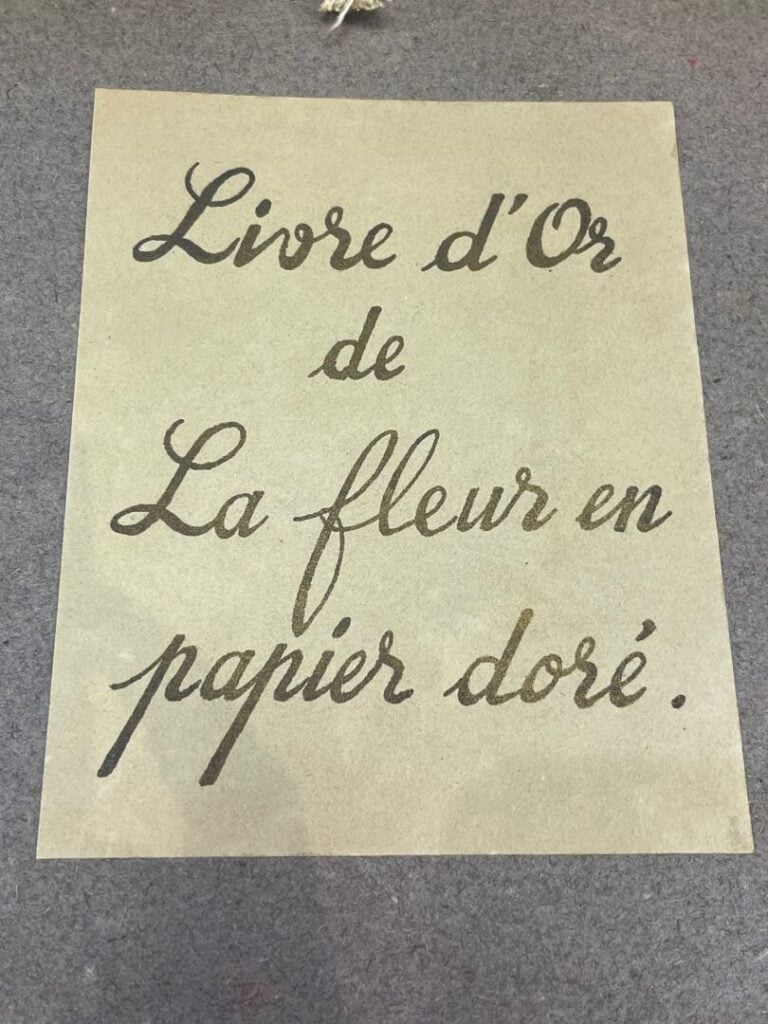 VAN BRUAENE Geert (XXe) - Le livre d'Or de la Fleur en papier doré - Editions L…