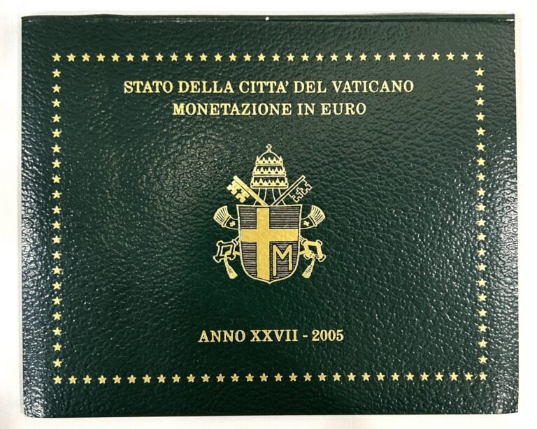 Vatican - Euros - Coffret BU de 1 centime à 2 Euros 2005, Jean Paul II - Etat :…