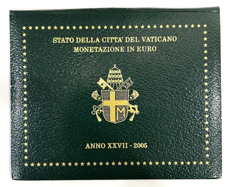 Vatican - Euros - Coffret BU de 1 centime à 2 Euros 2005, Jean Paul II - Etat :…