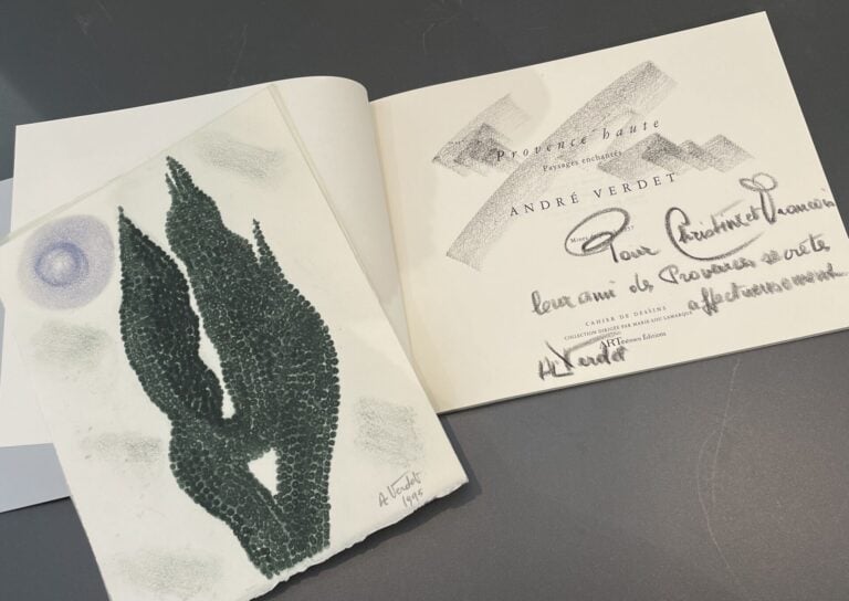 VERDET André (1913-2004) - Provence Haute, Paysages Enchantés, 1971 - Cahier de…