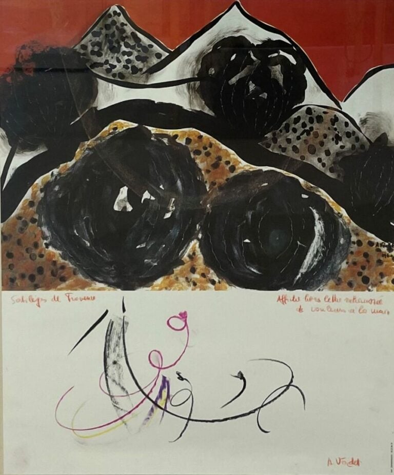 VERDET André (1913-2004) - Sortilège de Provence - Peinture sur affiche - Signé…