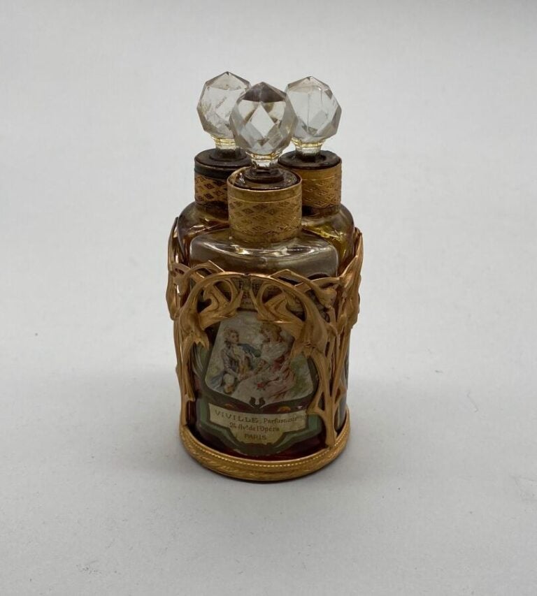 VIVILLE Paris, pour "Charme secret", "Caresse de fleurs" et "Pavane", époque 19…