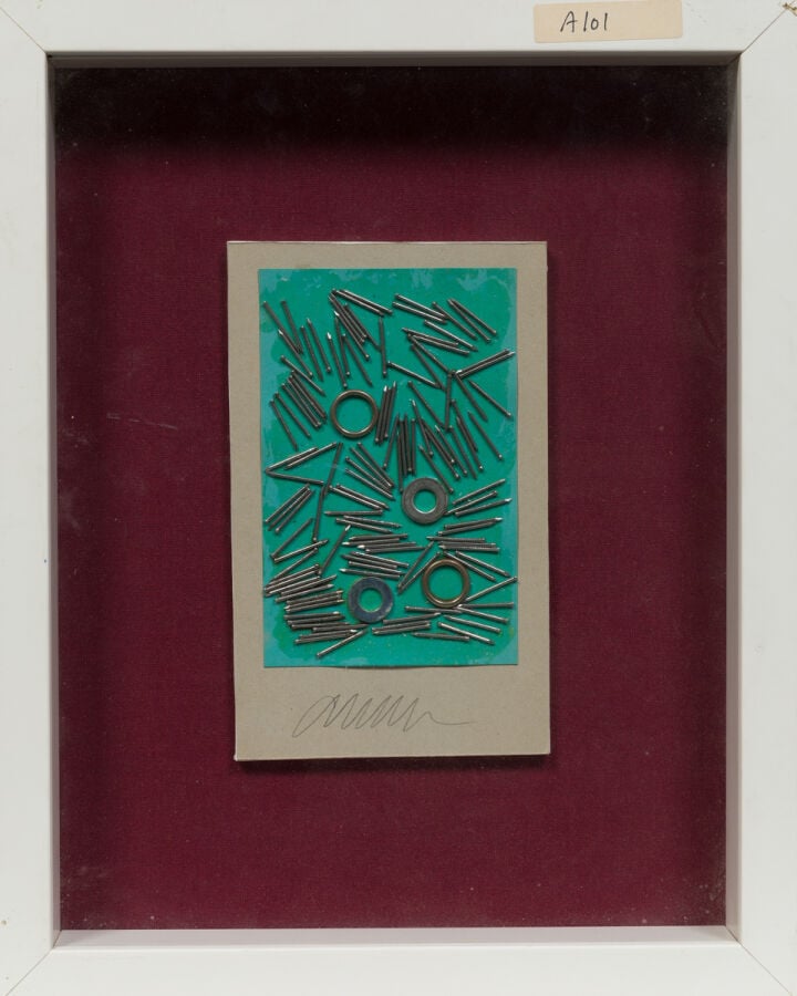 ARMAN(1928-2005) ARMAND FERNANDEZ dit - Accumulation de clous - Accumulation de…