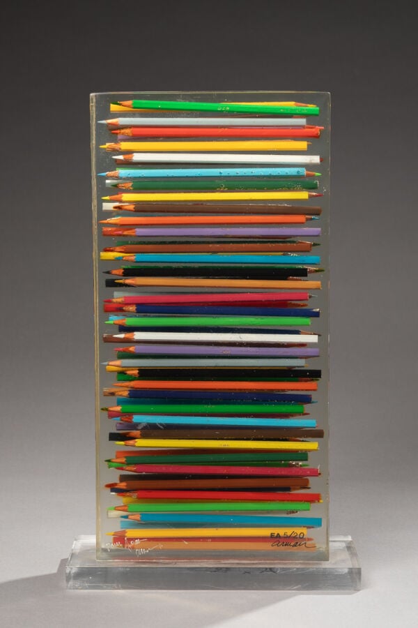 ARMAN(1928-2005) ARMAND FERNANDEZ dit - Accumulation de crayons - Accumulation…