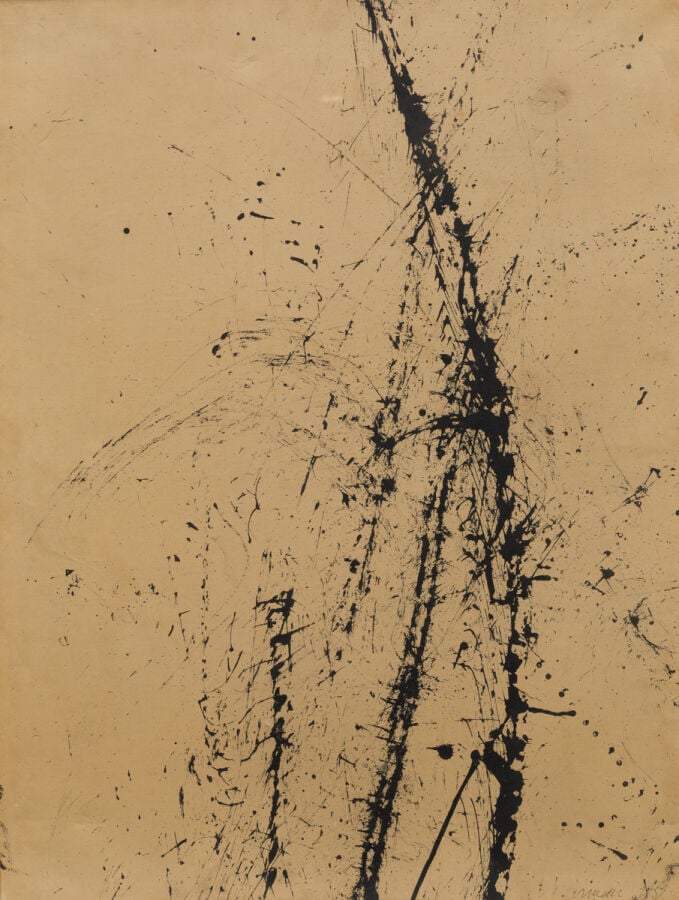 ARMAN(1928-2005) ARMAND FERNANDEZ dit - Allure, 1959 (DDR 9793) - Encre sur pap…