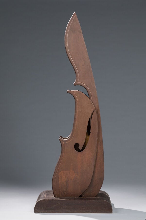 ARMAN(1928-2005) ARMAND FERNANDEZ dit - Orbes (Les amants) ,1979 - Coupe de vio…