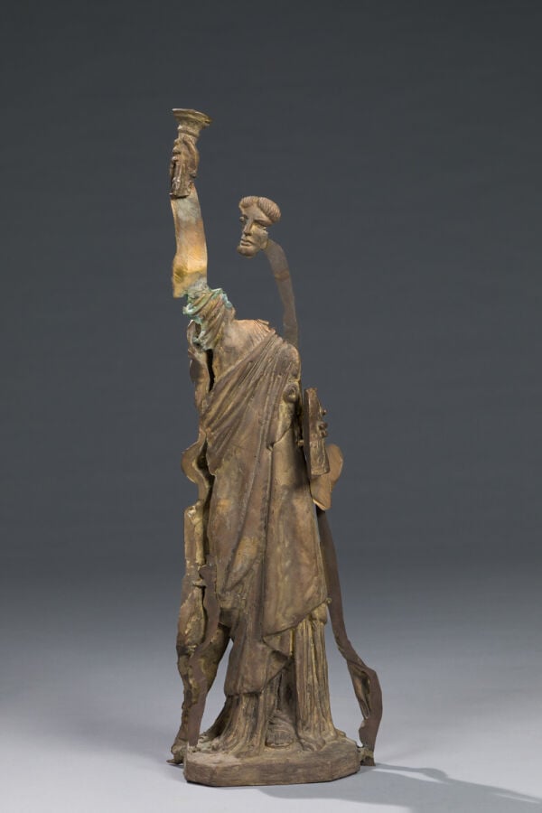ARMAN(1928-2005) ARMAND FERNANDEZ dit - Statue de la liberté, 1985 - Découpe en…