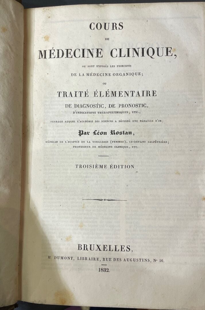 BAYLE (A.L.J.) - Traité Elémentaire d'Anatomie, ou Description succincte des Or…